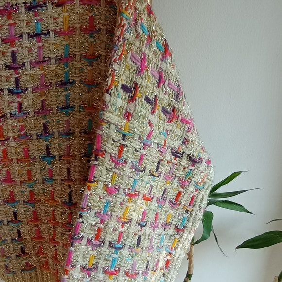 Sparkling Knitted Boxy Oversized Sweater - Picture 6 of 13